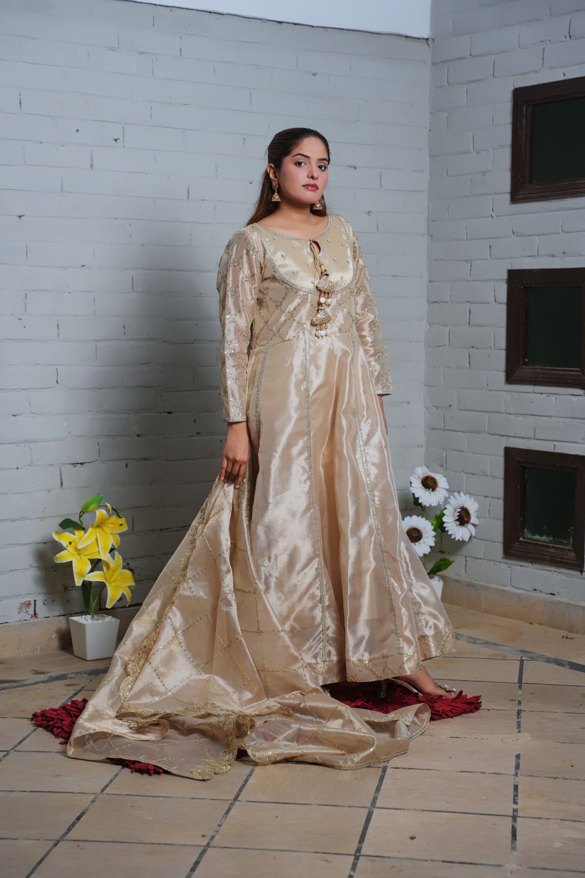 Golden tissue maxi set — view 4