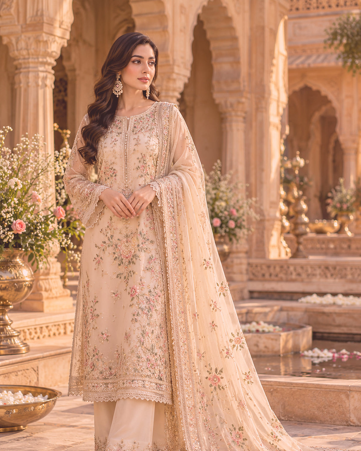 Rose Embellished Formal